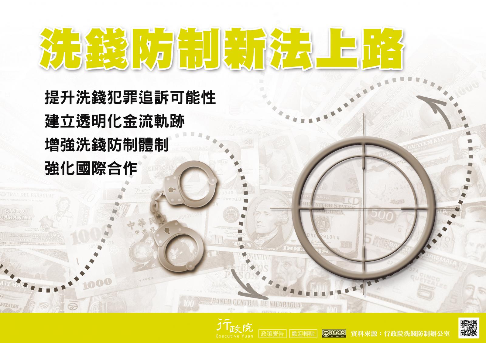 洗錢防治新法上路電子海報