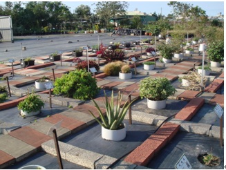 Gene bank garden of special crop