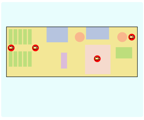 天敵分場展示區位置圖