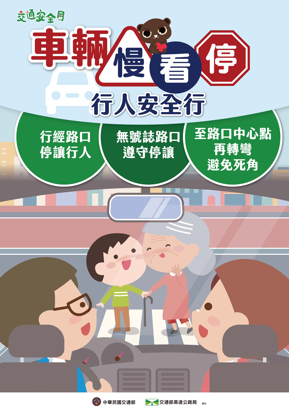 112年交通安全月主題海報